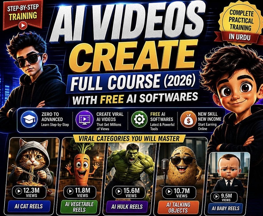 AI Video Mastery: Complete Course & Ready-to-Upload Bundle